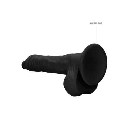 Dildo mit Hoden Schwarz 16 x Ø 4,2 cm – Ansicht 7
