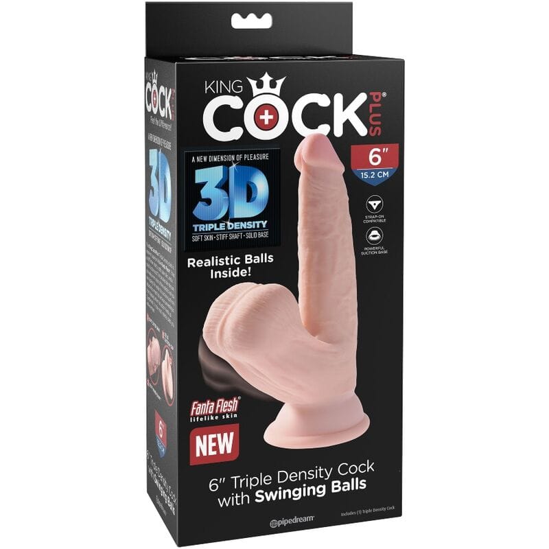 Dildo mit schwingenden Hoden 12,7 cm – Ansicht 6