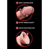 Dildo mit schwingenden Hoden 20,3 cm – Ansicht 6