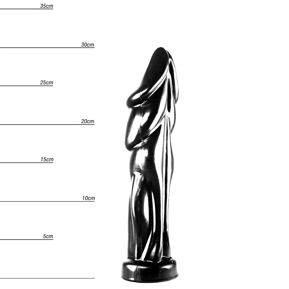 Dildo Monster Wurmling Schwarz 30 x 7,5 cm
