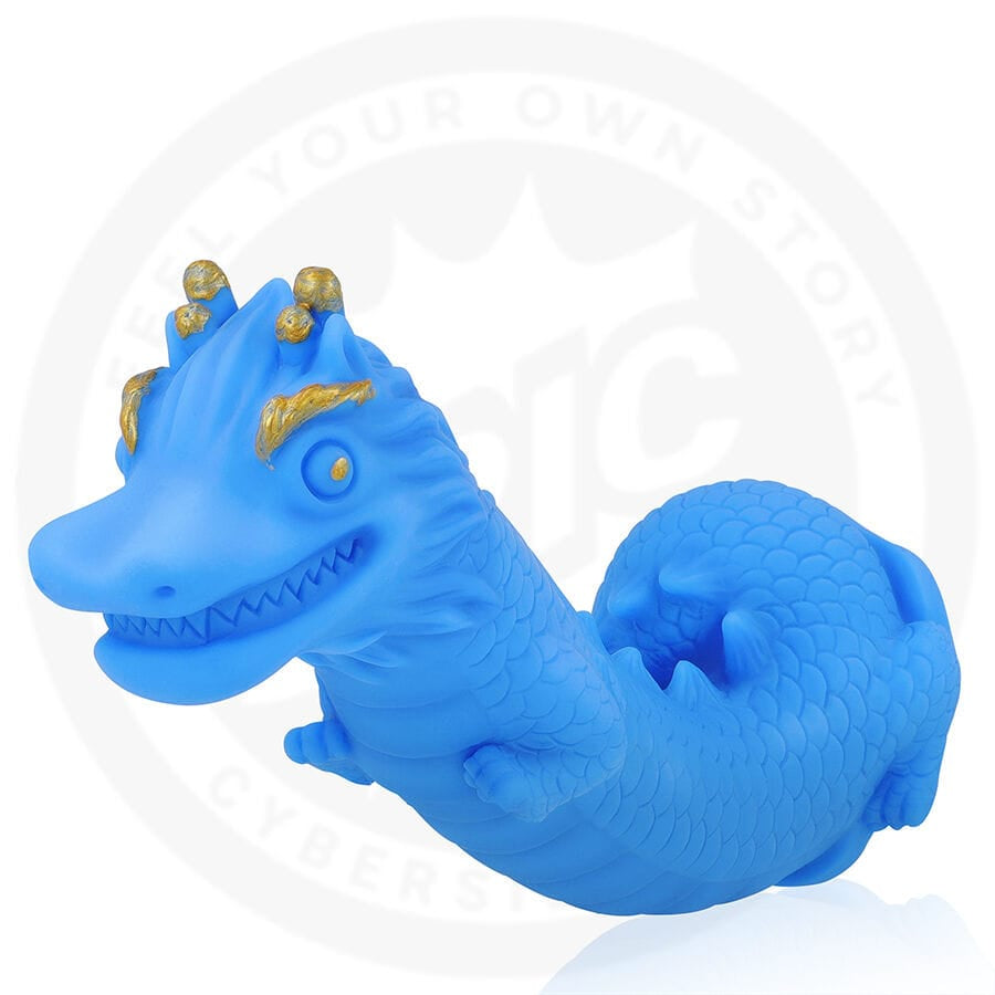 Dildo Naga Celestial Dragon Blau 18 cm
