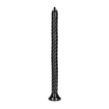 Dildo Ouch Anal Snake gedreht aus PVC Schwarz 50 x Ø 3,6 cm