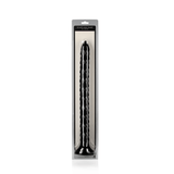 Dildo Ouch Anal Snake geschuppt aus PVC Schwarz 40 x Ø 3,4 cm – Ansicht 2