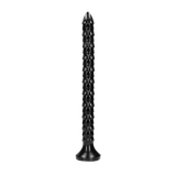 Dildo Ouch Anal Snake geschuppt aus PVC Schwarz 40 x Ø 3,4 cm