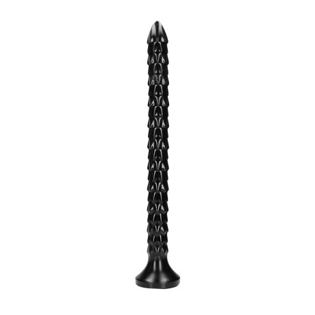 Dildo Ouch Anal Snake geschuppt aus PVC Schwarz 40 x Ø 3,4 cm