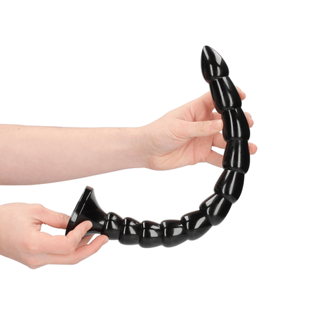 Dildo Ouch Anal Snake gestapelt aus PVC Schwarz 40 x Ø 3,5 cm – Ansicht 4