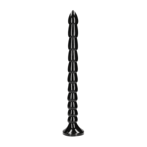 Dildo Ouch Anal Snake gestapelt aus PVC Schwarz 40 x Ø 3,5 cm