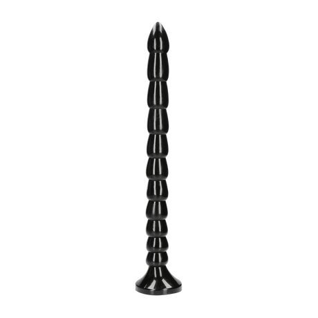 Dildo Ouch Anal Snake gestapelt aus PVC Schwarz 40 x Ø 3,5 cm