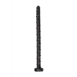 Dildo Ouch Ass Snake texturiert aus PVC Schwarz 51 x Ø 3,7 cm