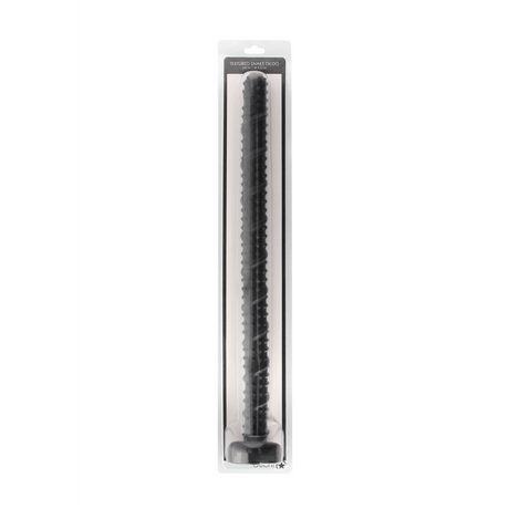 Dildo Ouch Ass Snake texturiert aus PVC Schwarz 51 x Ø 3,7 cm – Ansicht 2