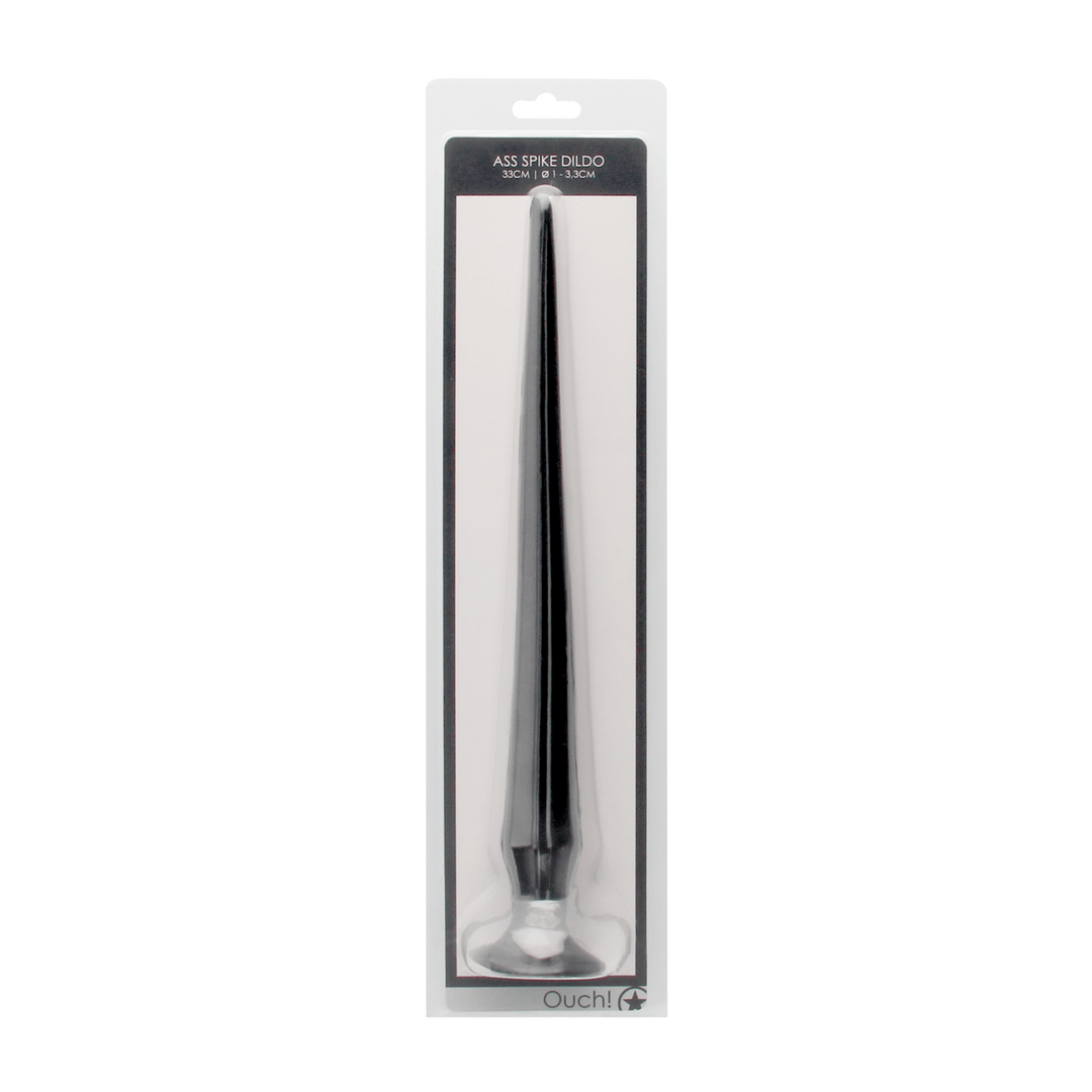 Dildo Ouch Ass Spike aus PVC Schwarz 32 x Ø 3,2 cm – Ansicht 2