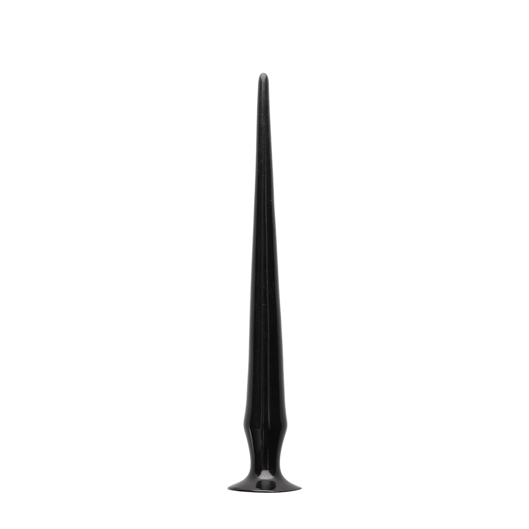 Dildo Ouch Ass Spike aus PVC Schwarz 40 x Ø 4,4 cm