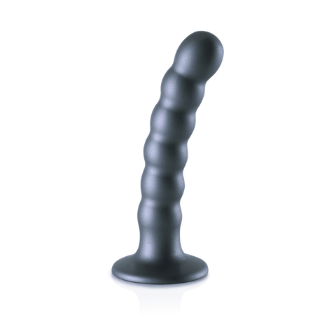 Dildo Ouch G-Punkt aus Silikon mit Perlen in vier Farben 12,8 x Ø 2,5 cm