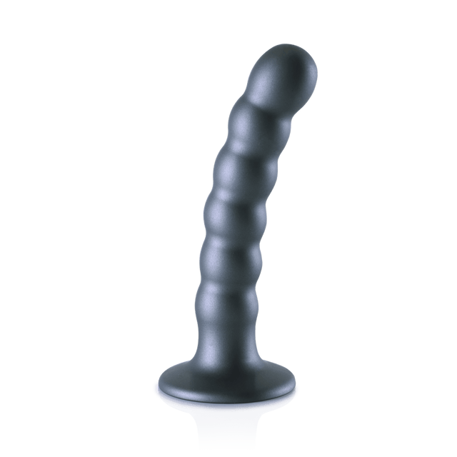 Dildo Ouch G-Punkt aus Silikon mit Perlen in vier Farben 12,8 x Ø 2,5 cm