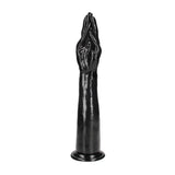 Dildo Ouch Helping Hand mit Unterarm aus PVC Schwarz 38 x Ø 7,3 cm