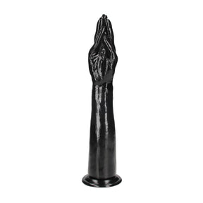 Dildo Ouch Helping Hand mit Unterarm aus PVC Schwarz 38 x Ø 7,3 cm