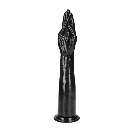 Dildo Ouch Helping Hand mit Unterarm aus PVC Schwarz 38 x Ø 7,3 cm