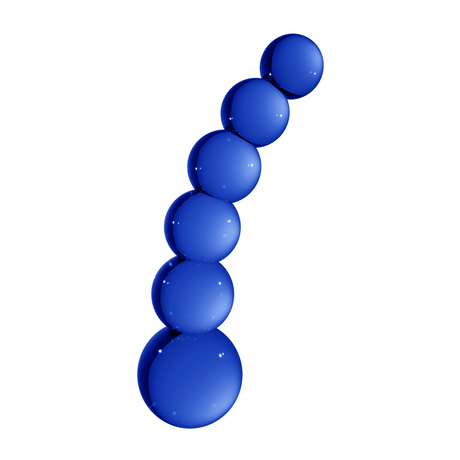 Dildo Planets Glas Blau 13,5 x Ø 4,3 cm