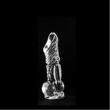 Dildo Pubertät transparent 23 x 5,8 cm