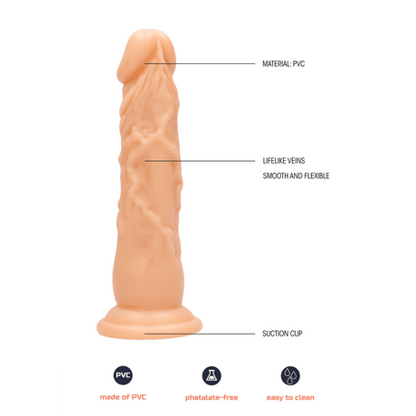 Dildo Realistischer GC Natur 18 cm – Ansicht 7