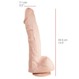 Dildo realistischer Gönner Natur 35 x 7,1 cm