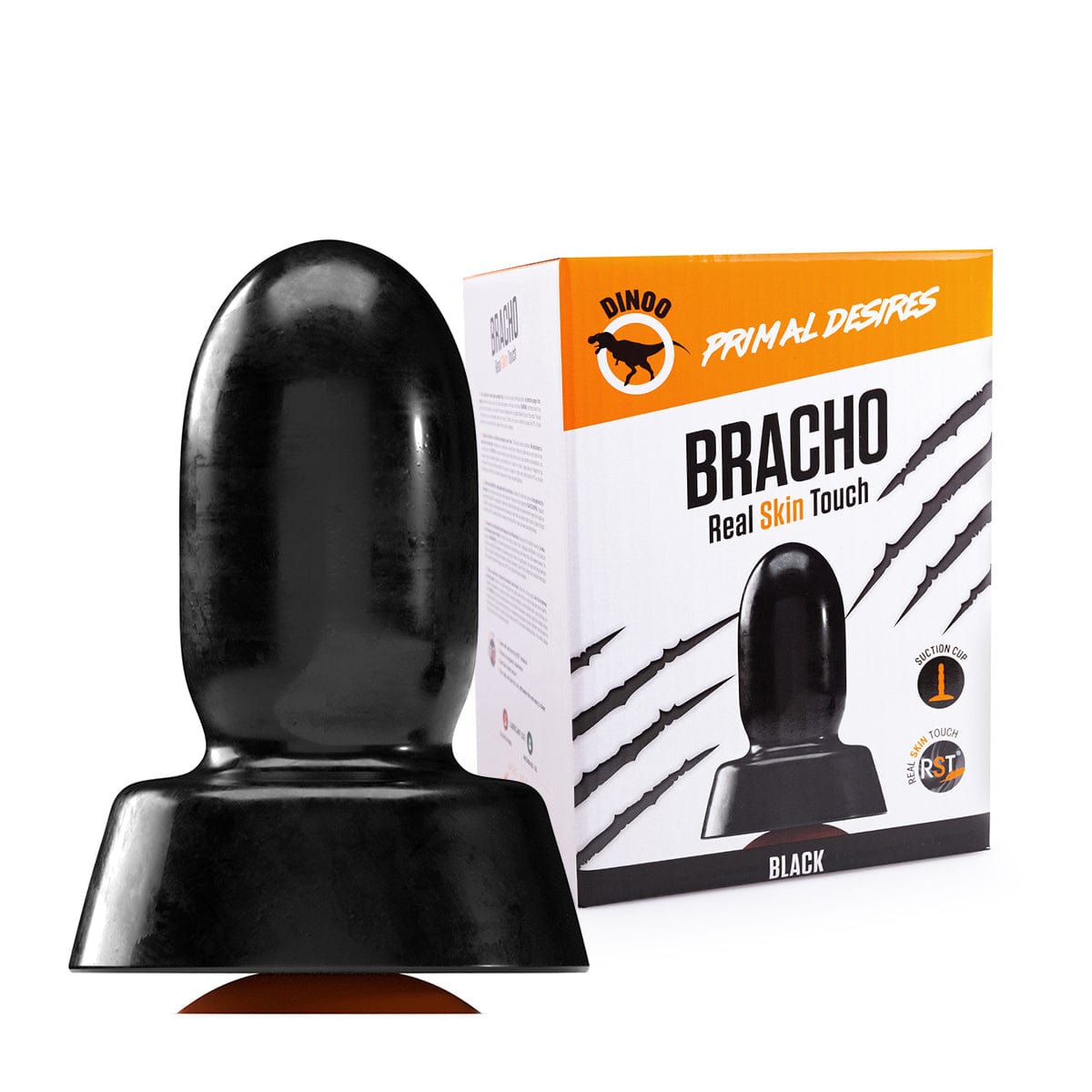 Dildo Rocket Dave Schwarz 27,5 x 5,3 cm