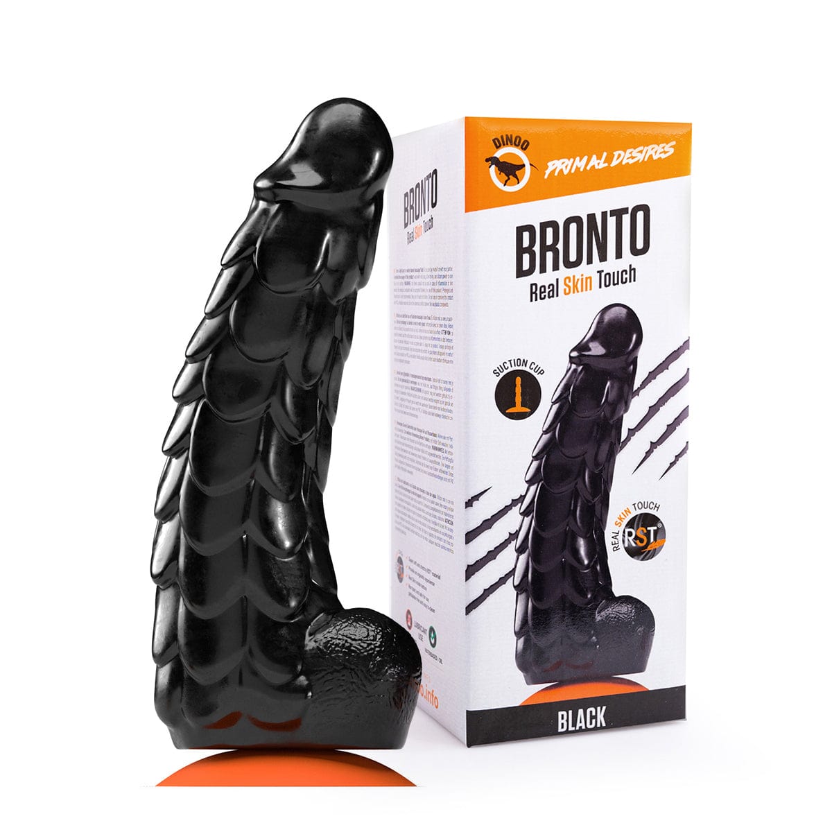 Dildo Rocket Dave Schwarz 31 x 7,4 cm