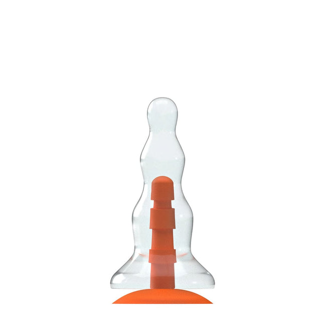 Dildo Rocket Dave Transparent 22,5 x 6,8 cm