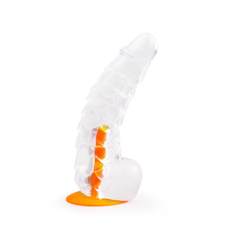 Dildo Rocket Dave Transparent 31 x 7,4 cm