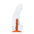 Dildo Rocket Dave Transparent 31 x 7,4 cm
