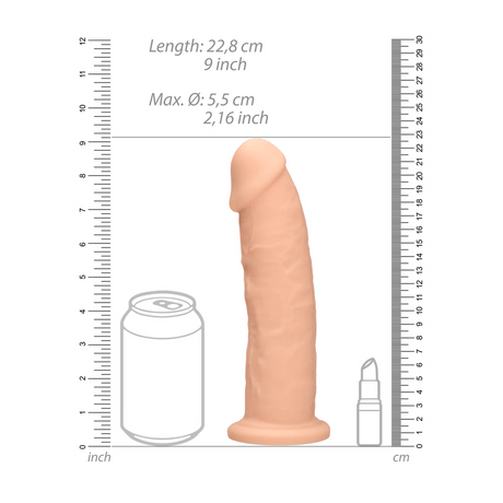 Dildo Silikon ohne Hoden Hautfarbe 21 x Ø 5,5 cm – Ansicht 7