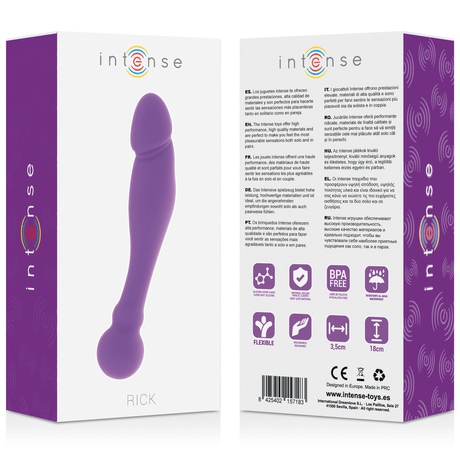 Dildo Silikon Rick Dualflieder 18 x 3,5 cm