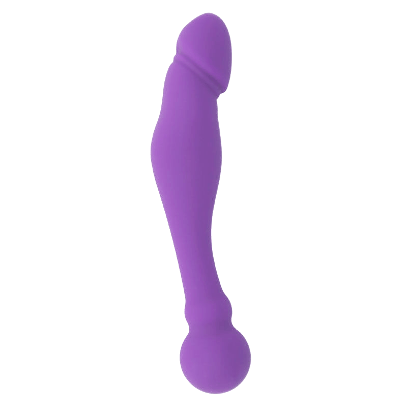 Dildo Silikon Rick Dual Flieder 18 x 3,5 cm – Ansicht 5