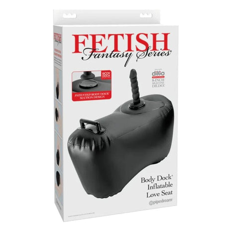 Dildo-Sitz Body Dock aufblasbar Schwarz 69,2 cm