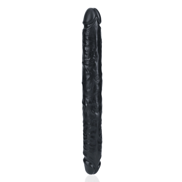 Dildo Slim doppelendig Schwarz 30,5 x Ø 3,8 cm