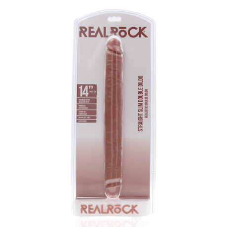 Dildo Slim doppelendig Schwarz 35,6 x Ø 3,8 cm – Ansicht 9