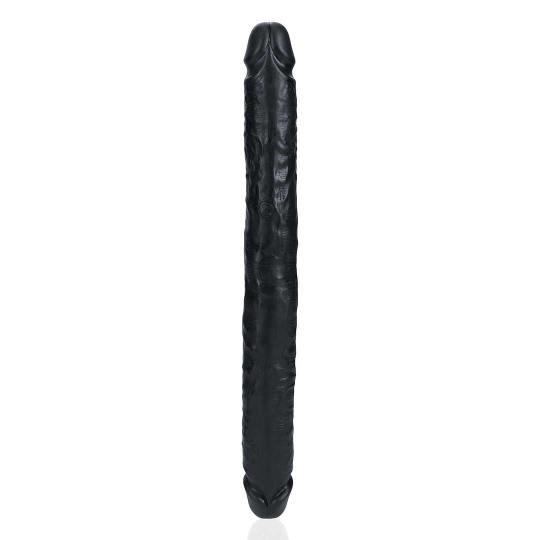 Dildo Slim doppelendig Schwarz 35,6 x Ø 3,8 cm – Ansicht 4