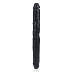 Dildo Slim doppelendig Schwarz 35,6 x Ø 3,8 cm