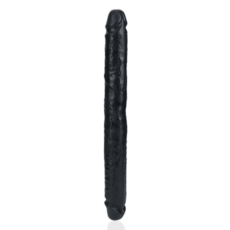 Dildo Slim doppelendig Schwarz 35,6 x Ø 3,8 cm