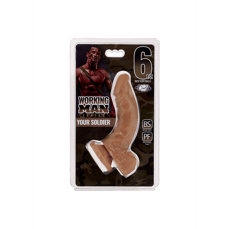Dildo Soldat Braun 11,4 x Ø 3,4 cm – Ansicht 2