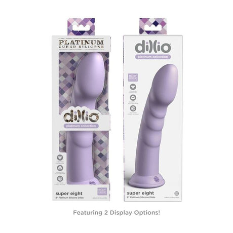 Dildo Super Acht Violett 20,32 cm