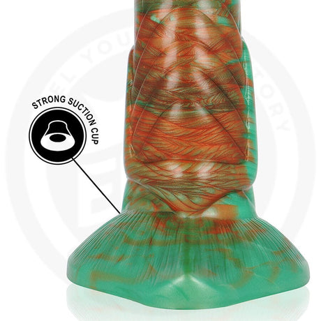 Dildo Tiryon Green Flash Blau 18,2 cm