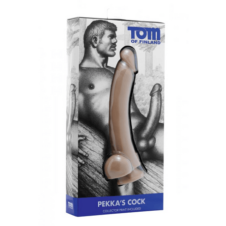 Dildo Tom of Finland Pekkas Cock mit Saugnapf TPE Natur – Ansicht 2
