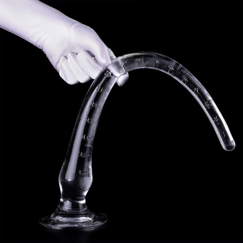 Dildo transparenter Zepter 45 x 5 cm