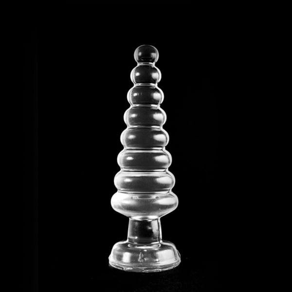 Dildo Weihnachtsbaum transparent 15,5 x 6 cm
