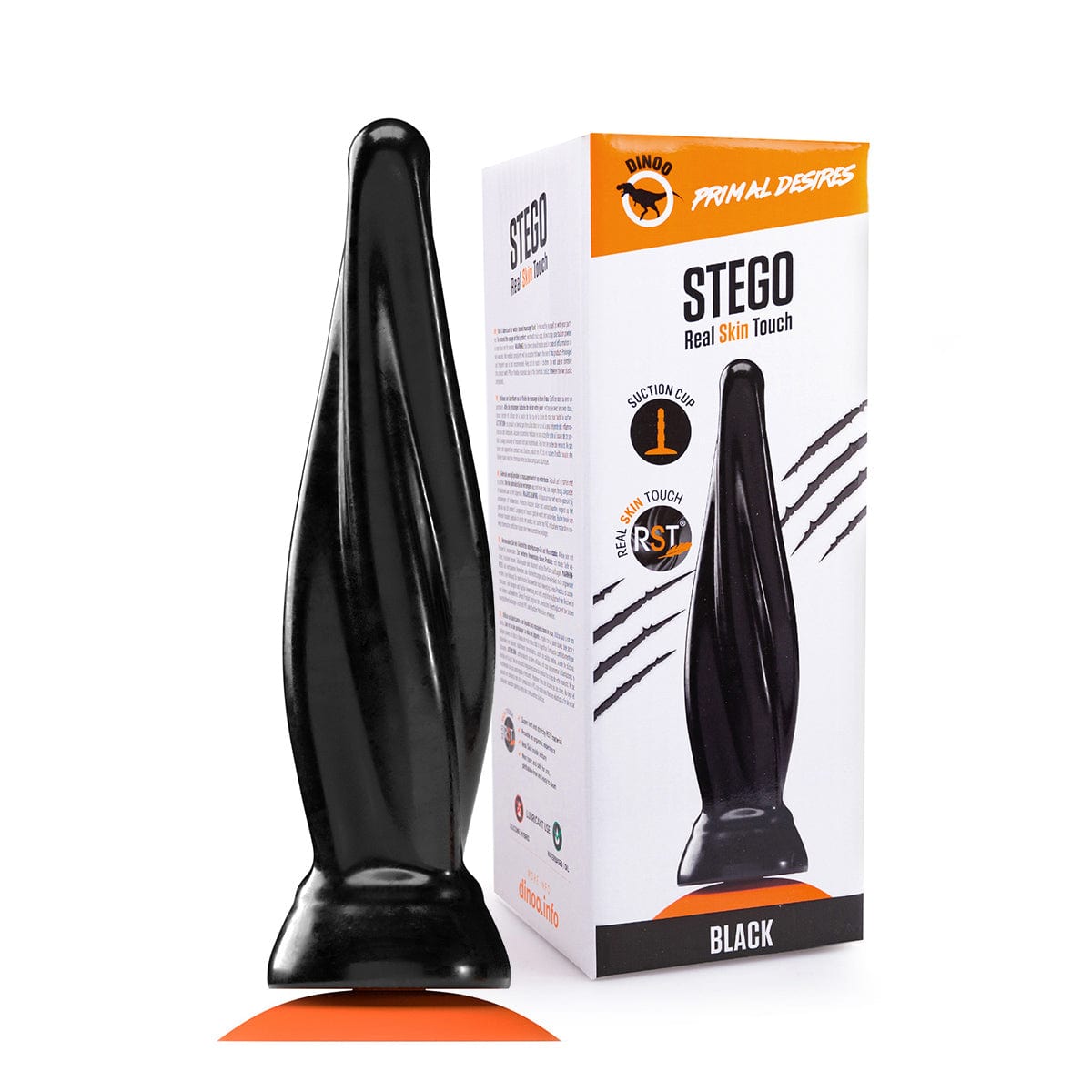 Dildo Zapfen Schwarz 33 x 8 cm