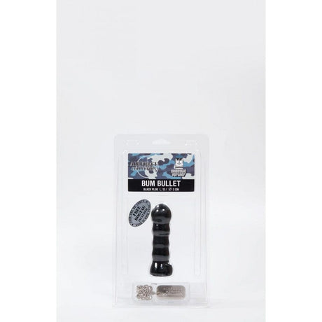 Domestic Partner Bum Bullet Dildo schwarz 12 x 3 cm