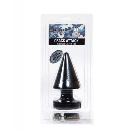 Domestic Partner Crack Attack Analplug schwarz 18 x 8 cm