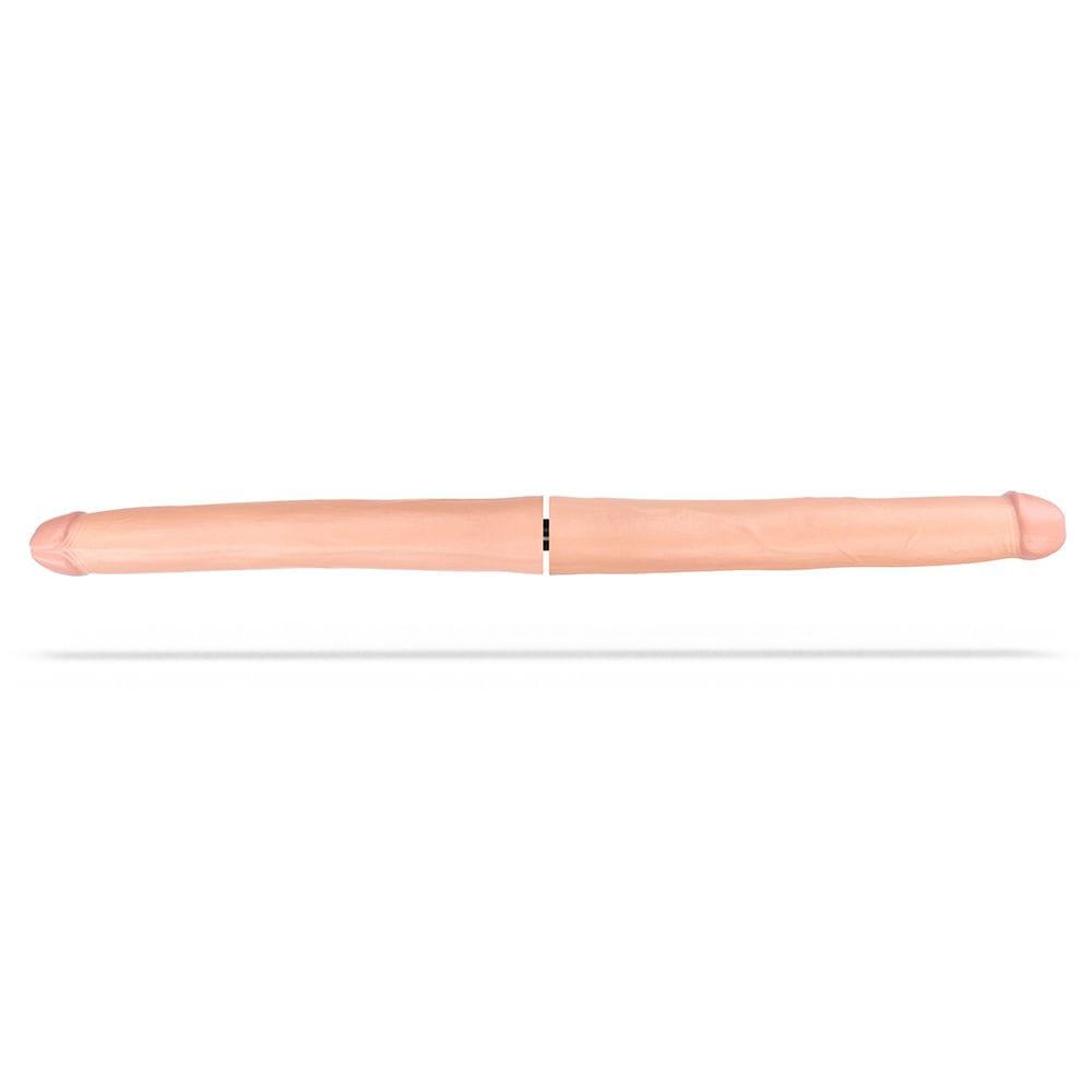 Doppeldildo 2 in 1 XL 33 x 4 cm Natur