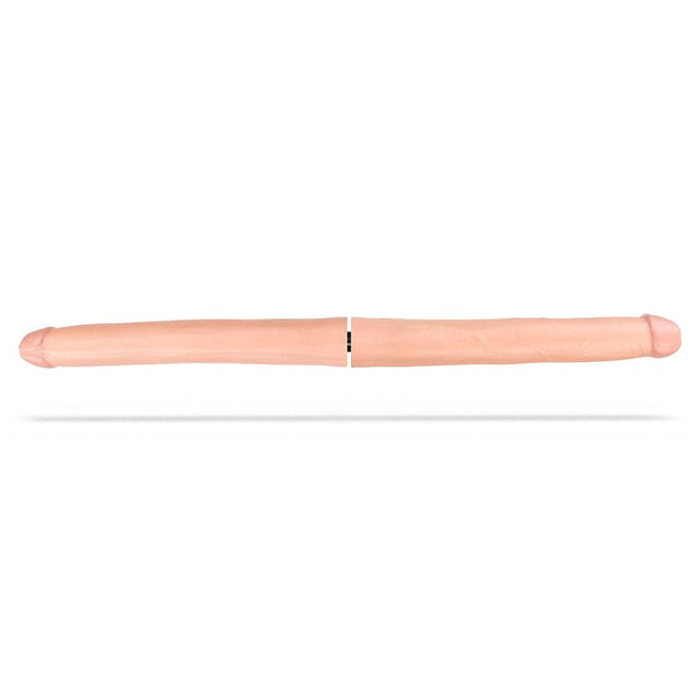 Doppeldildo 2 in 1 XL 33 x 4 cm Natur